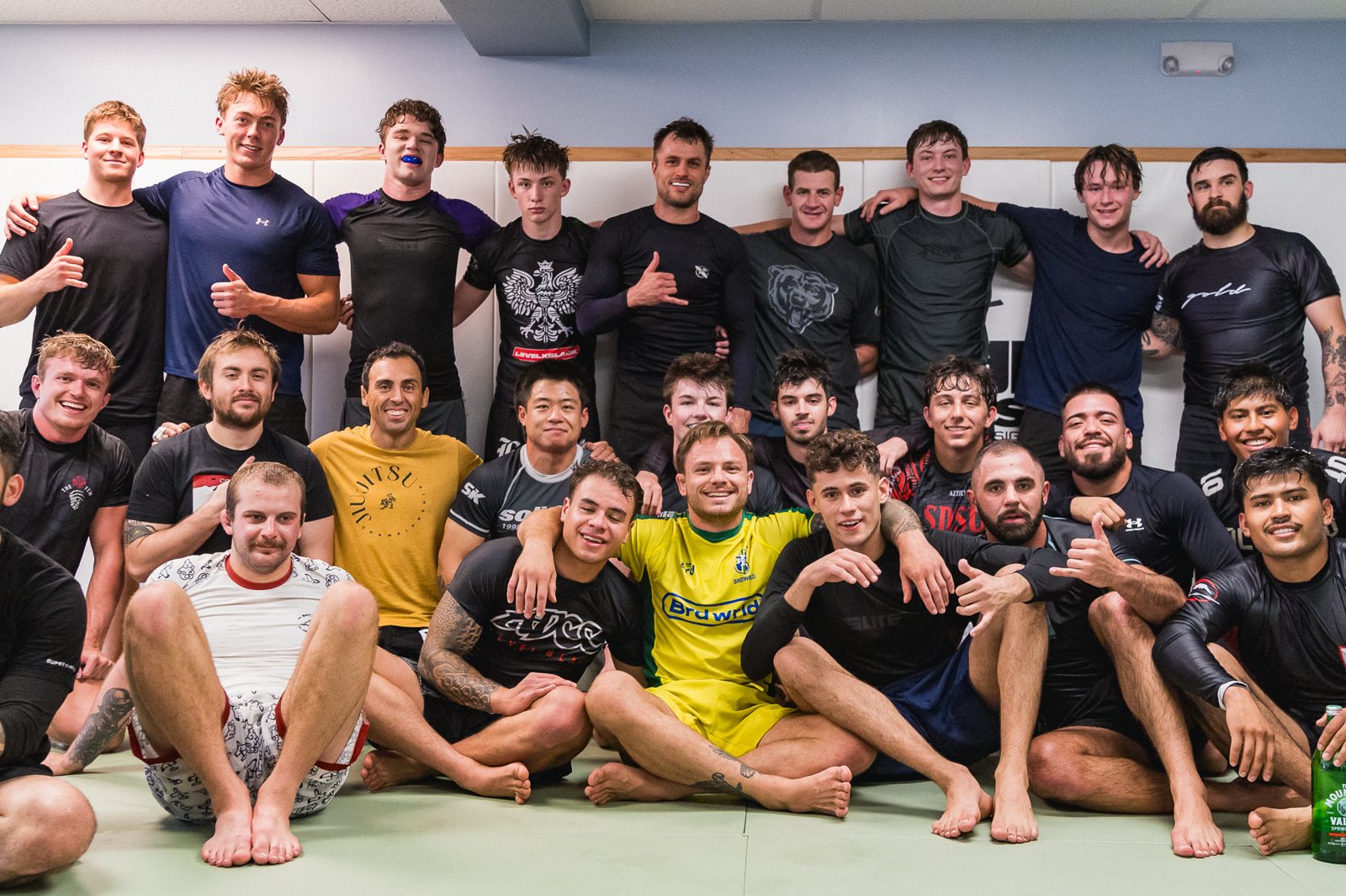 The Grappling Buffalo team after class